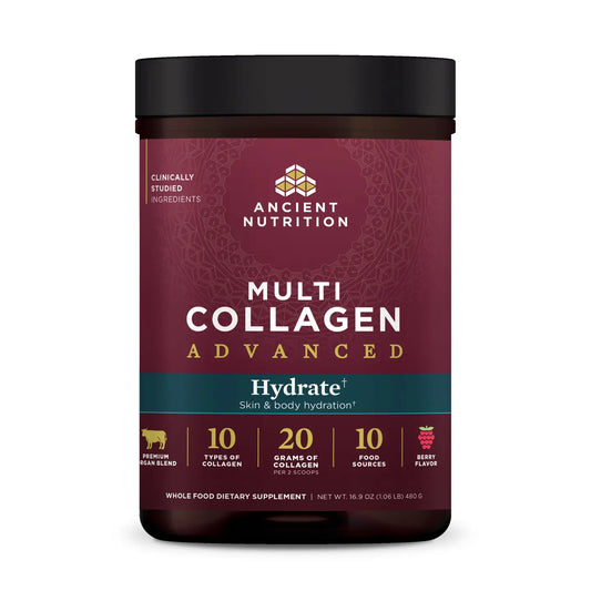 Multi Collagen Advanced Hydrate | Powder Mixed Berry (30 Servings)