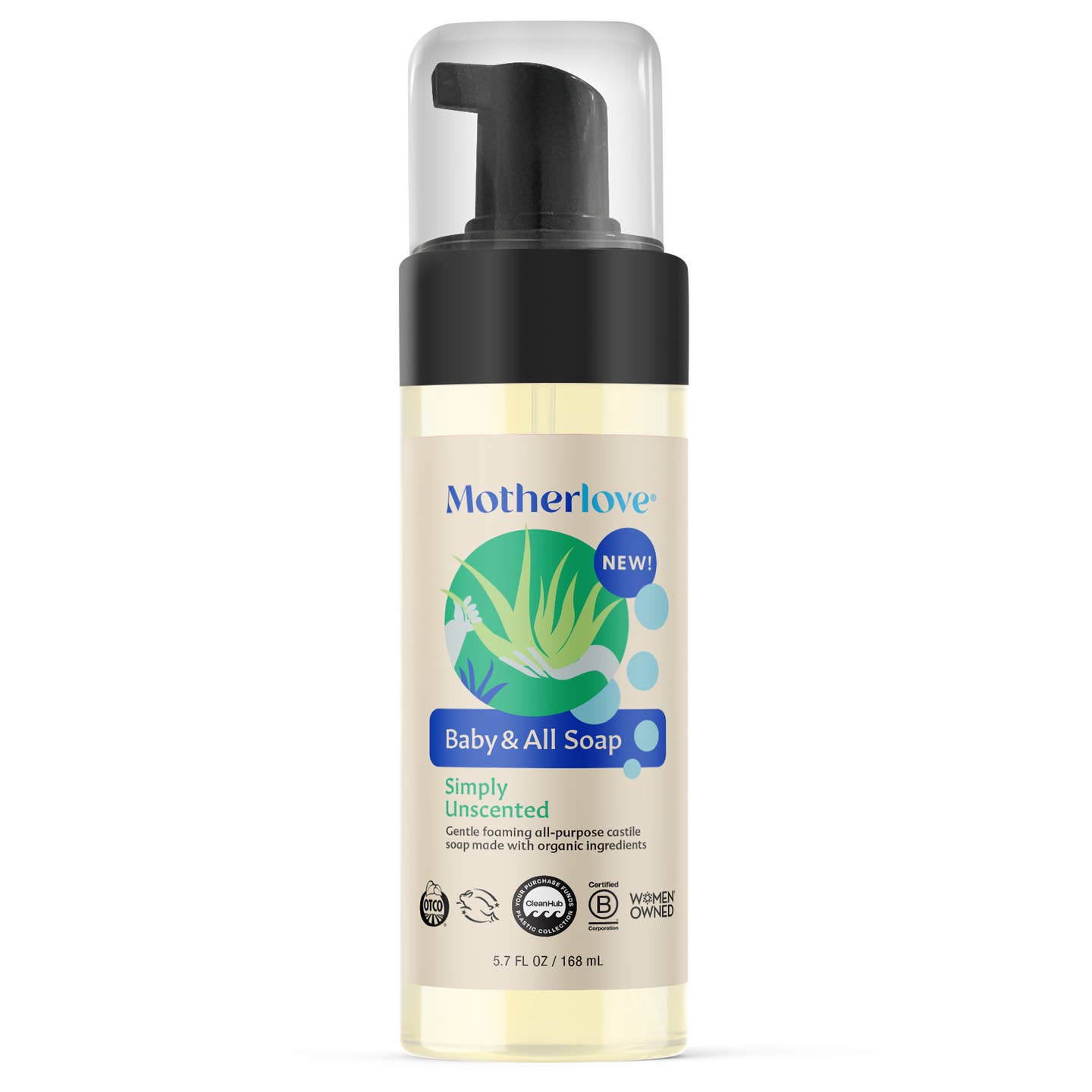 Baby & All Foaming Castile Soap 5.7oz - New!