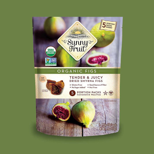 Organic Dried Figs - School Snacks, No Added Sugar