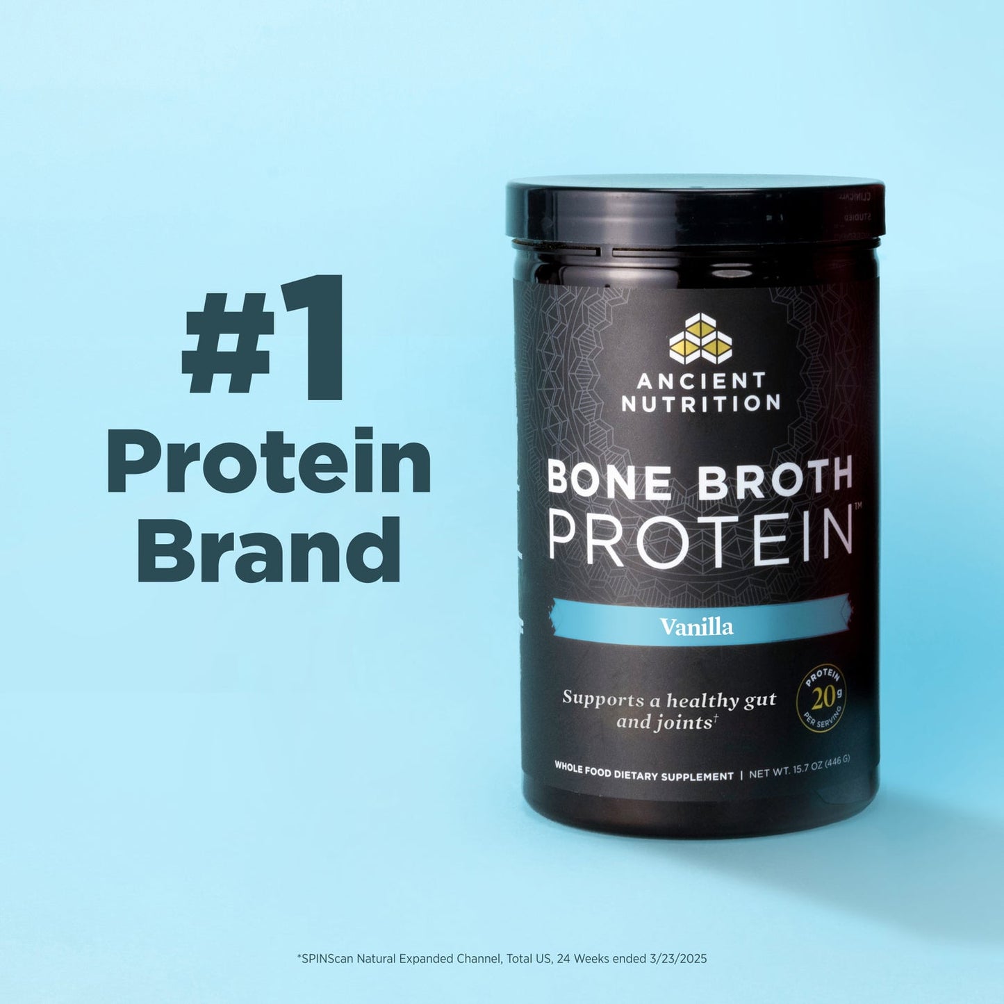 Bone Broth Collagen Protein | Vanilla | 20g Protein
