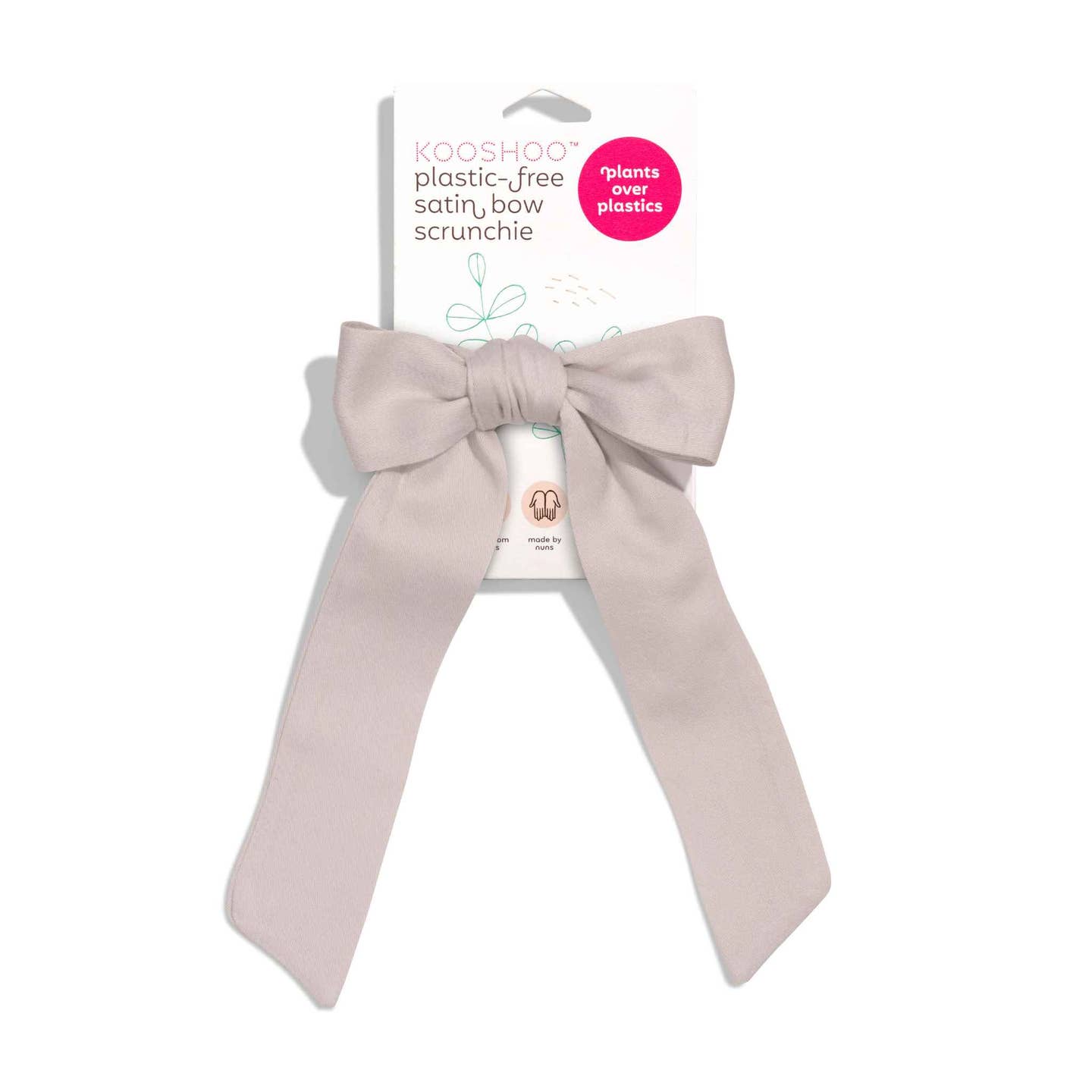 Multi-Use Satin Bow Scrunchie - Organic Cotton