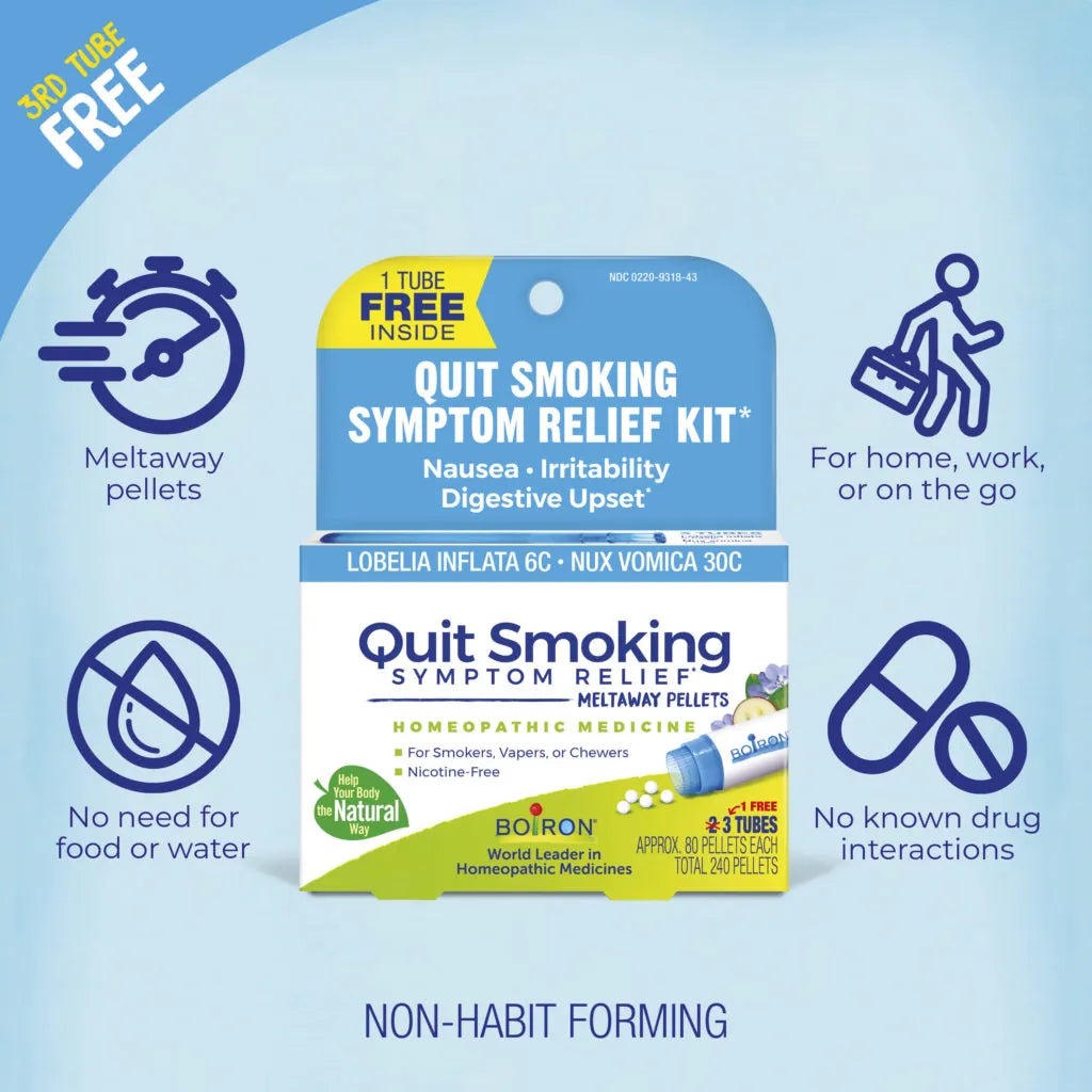 Quit Smoking Symptom Relief Kit Nausea • Irritability • Digestive Upset*