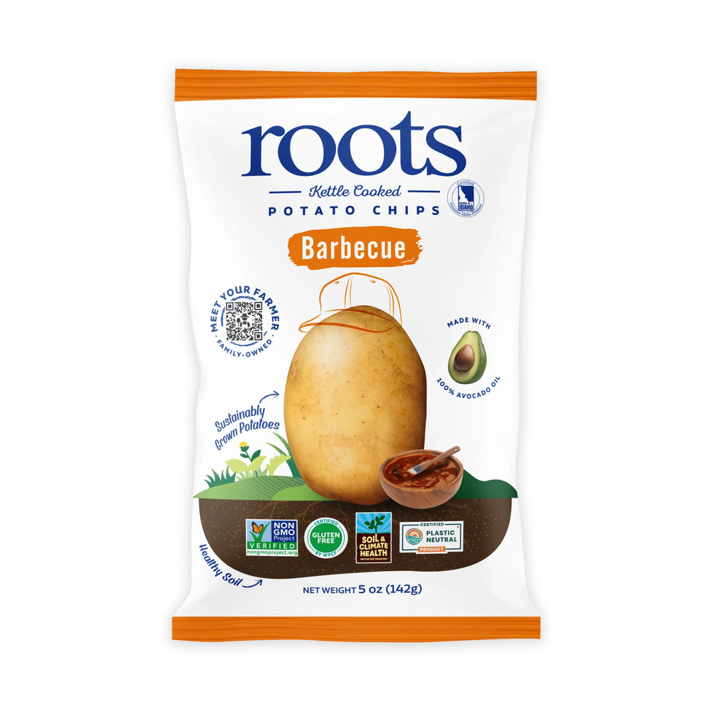 Barbecue Kettle Cooked Potato Chips – New Smoky-Sweet Flavor – Idaho Potatoes in Avocado Oil