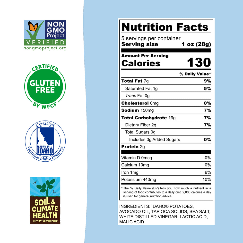 Jalapeño Kettle Cooked Potato Chips – Spicy, Zesty Flavor – Idaho Potatoes in Avocado Oil
