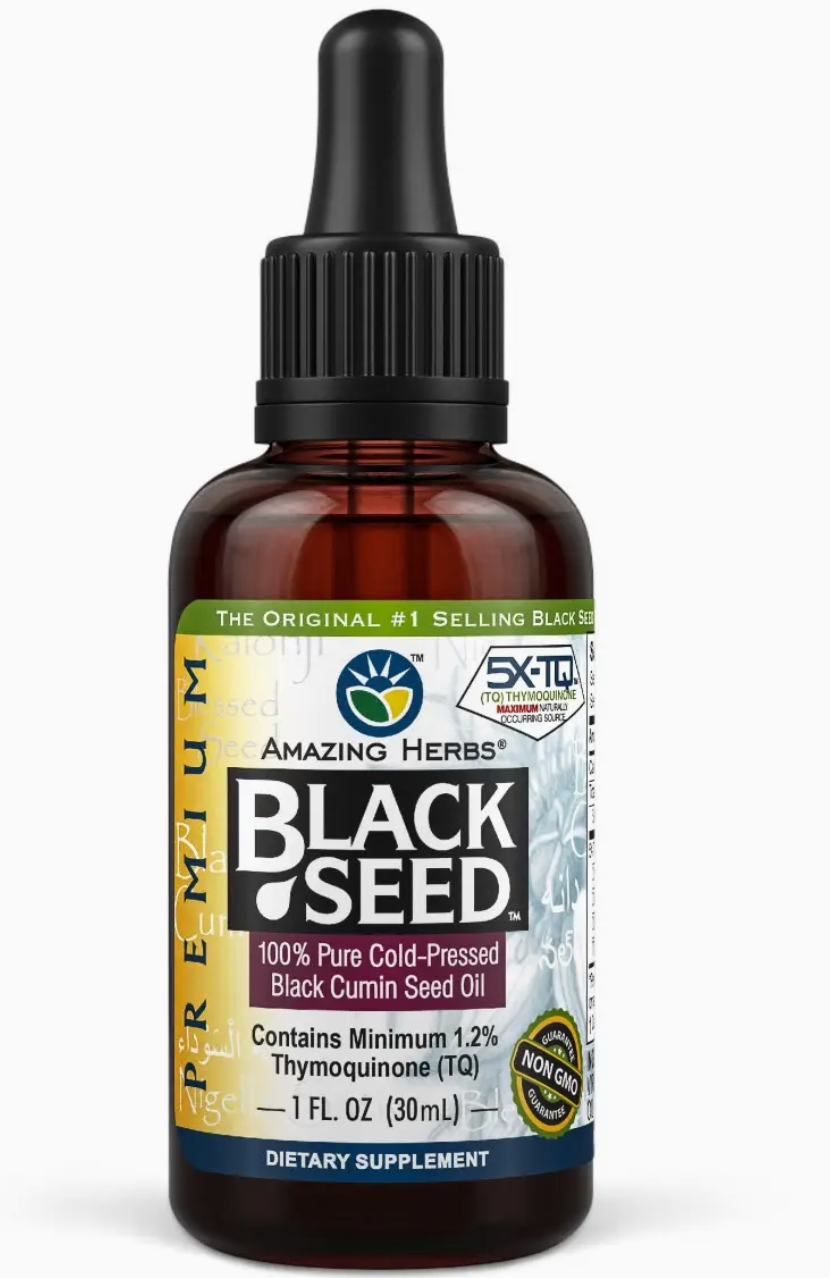 Premium Black Seed Oil Bottle