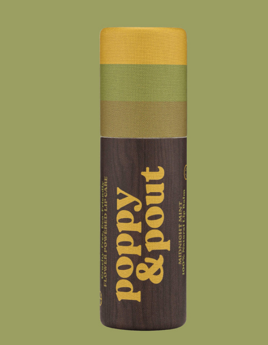 Lip Balm, Retro Surf, Midnight Mint - poppy & pout