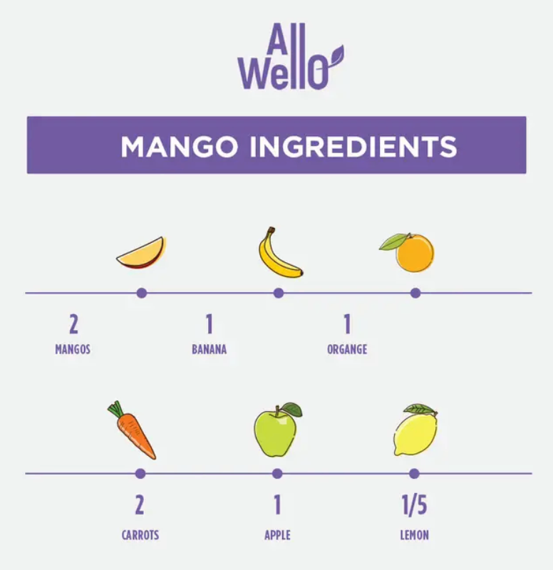 Organic Cold-Pressed Juice - Mango Power