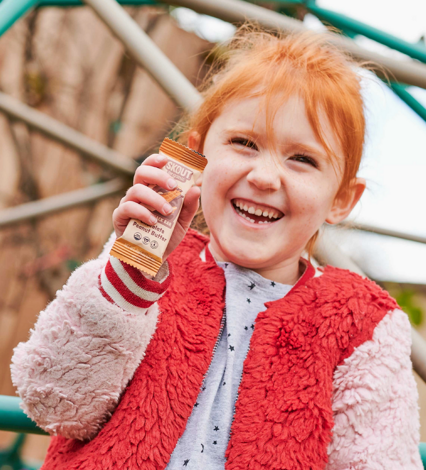 Skout Organic Chocolate Peanut Butter Kids Snack Bar