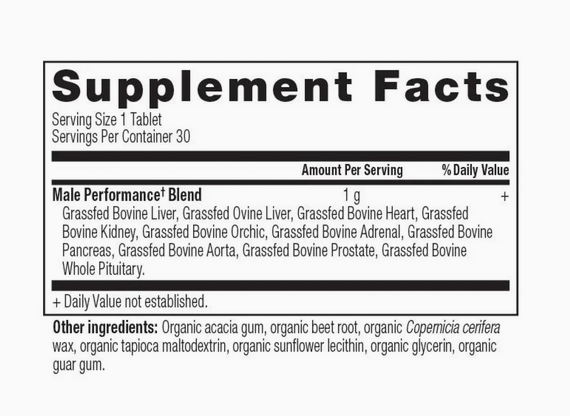 Male Performance Once Daily | Tablets (30 Tablets)