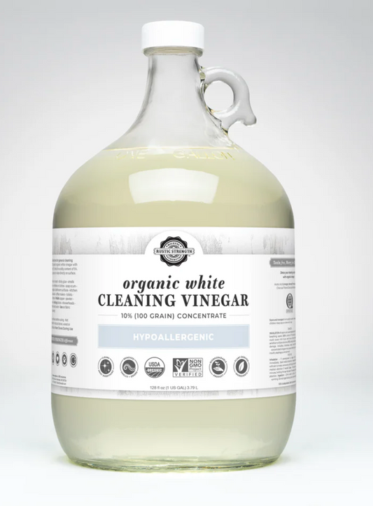 Organic White Cleaning Vinegar Concentrate | 10% (100 grain)