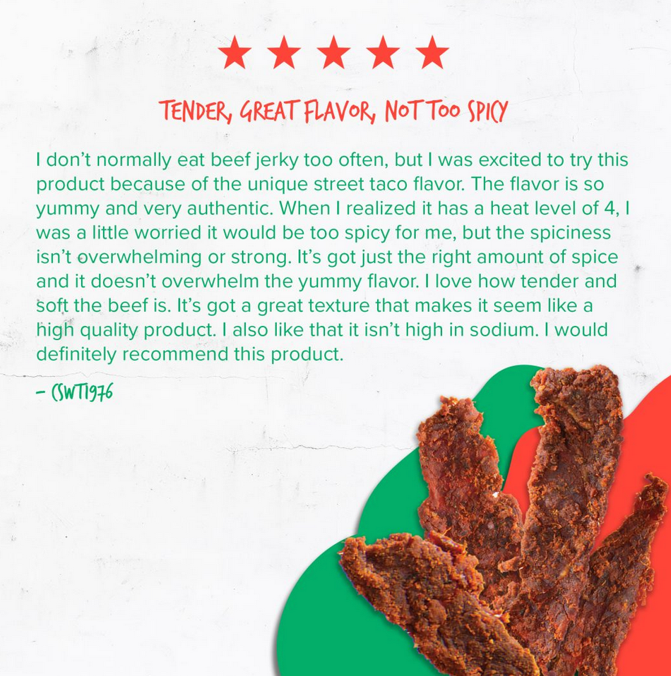 Baja Vida Beef Jerky - 2.5oz Street Taco