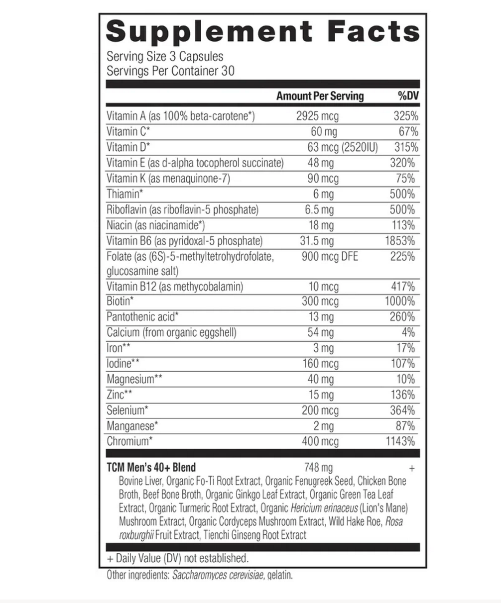 Men's 40+ Once Daily - 30 Count