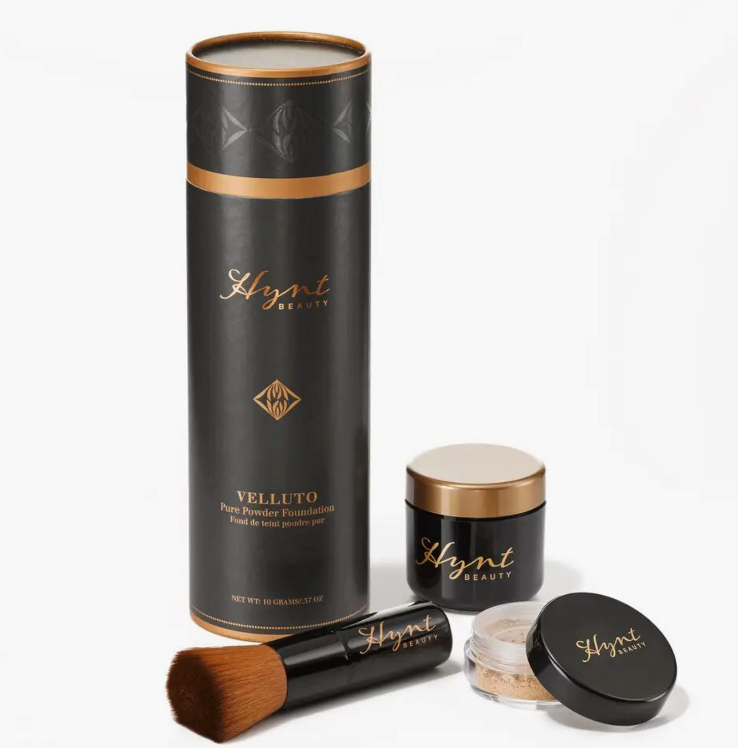 Velluto Pure Foundation Powder - Black Tube
