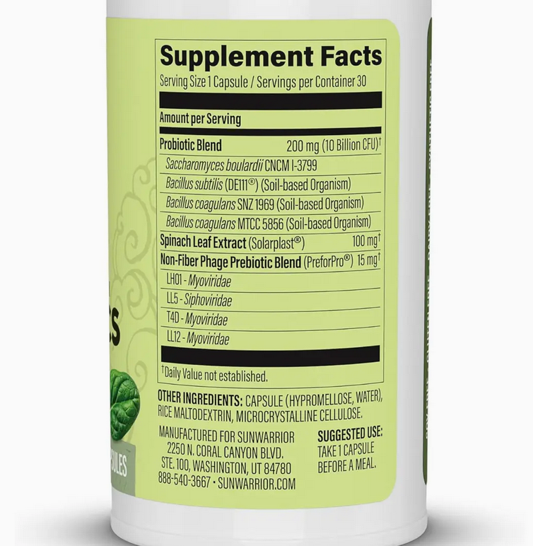 Probiotic Supplement Capsules - Shelf Stable, 10B Cfu