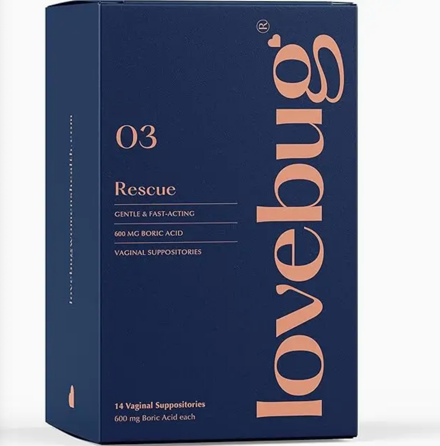 Rescue- Vaginal Boric Acid Suppositories