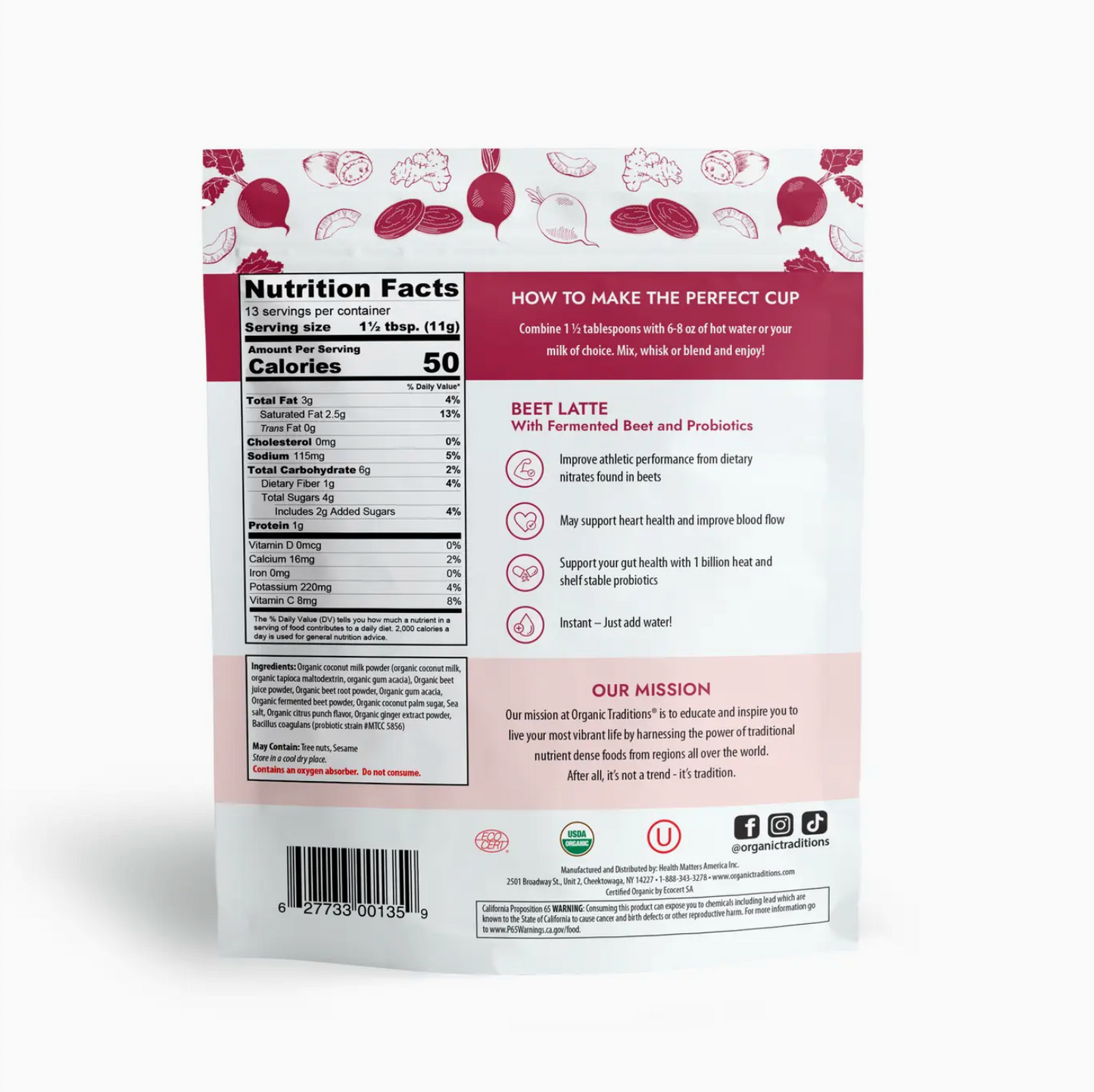 Probiotics - Beet Latte