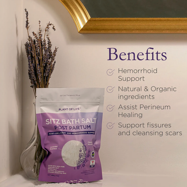 Postpartum Recovery Bath Soak | Sitz Salt with Epsom Salt