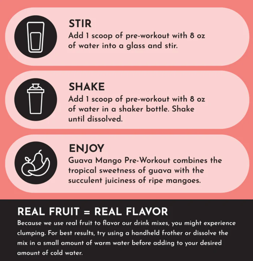 Pre-Workout - Guava Mango