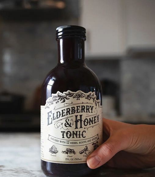 Elderberry & Honey Tonic 16 oz