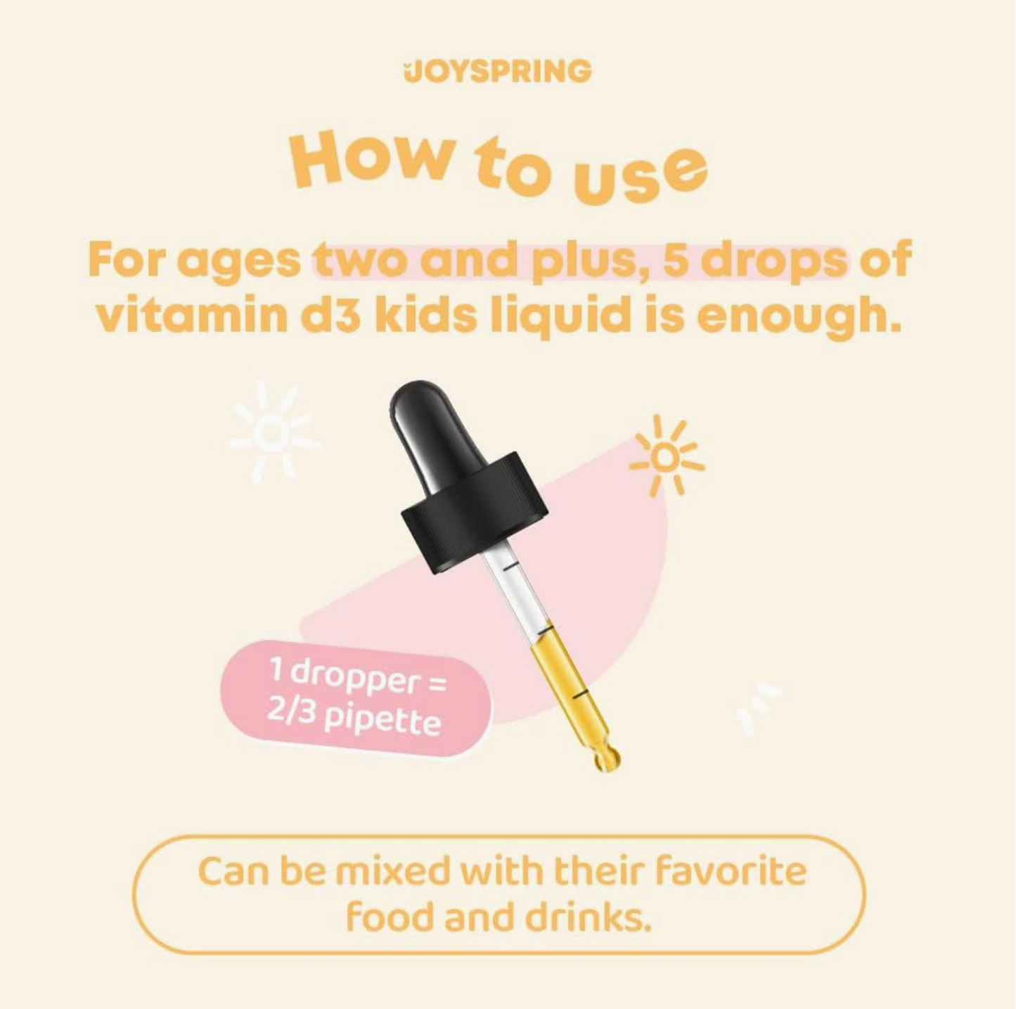 D3 & K2 Drops- The Sunshine Vitamin for Children