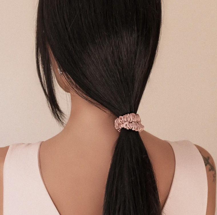 100% Organic Pure Silk Hair Ties