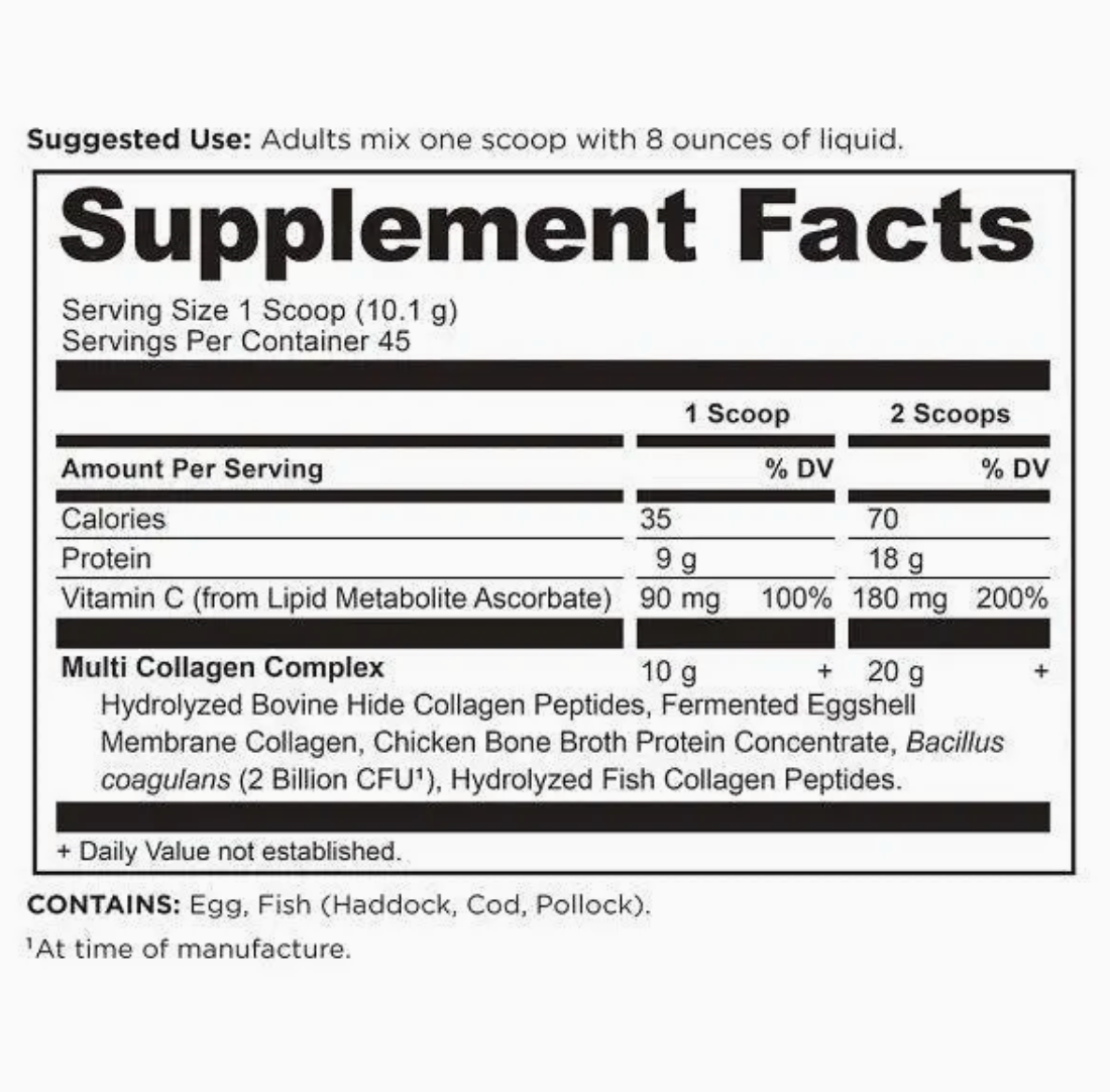 Multi Collagen Protein 45 Servings