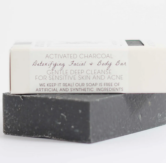 Activated Charcoal Bar Soap - Detoxifying