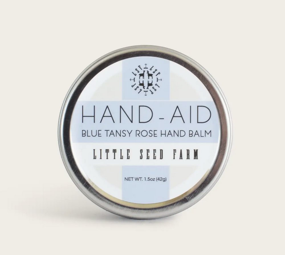 Blue Tansy Rose Hand Aid