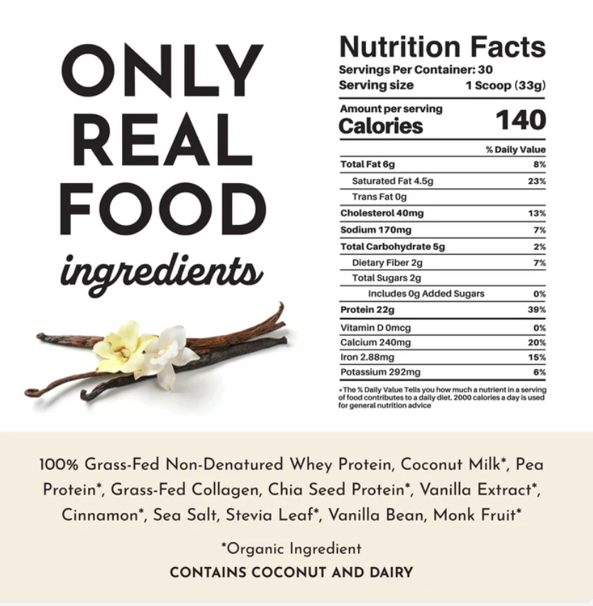 Protein Powder - Vanilla Bean