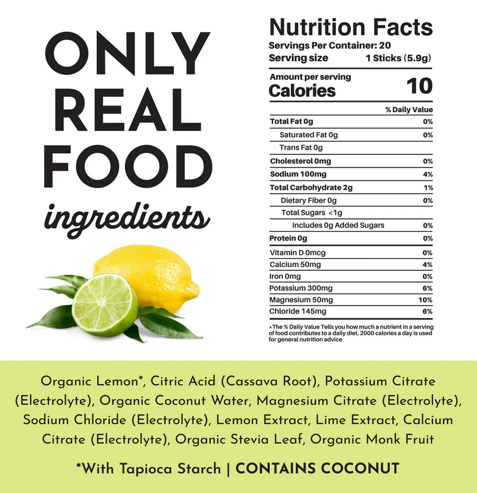 Electrolytes - Lemon Lime
