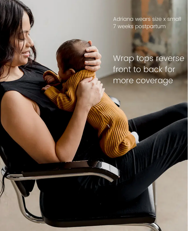 Every Way Maternity To Nursing Wrap Tank Top