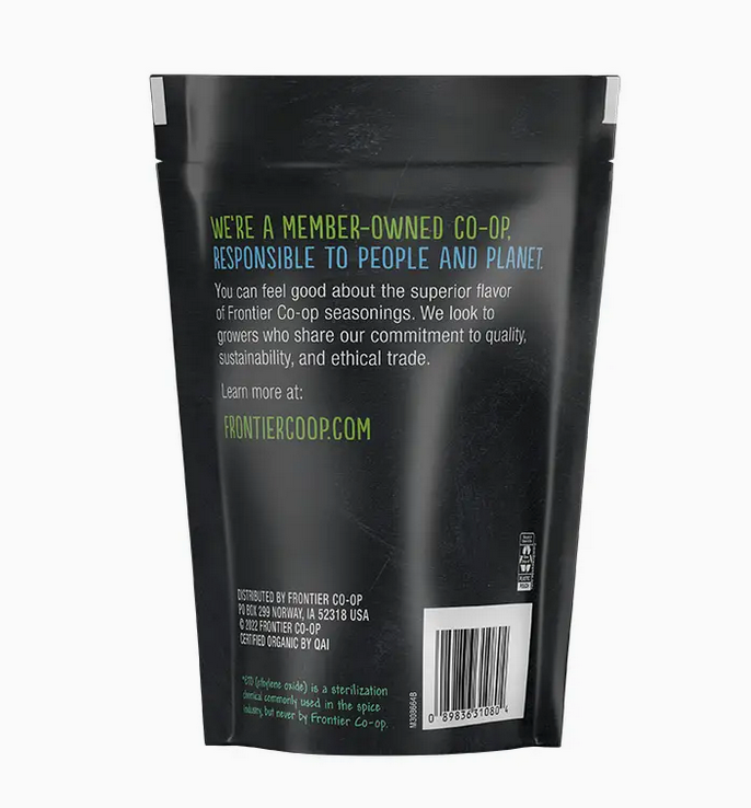 Black Pepper, Certified Organic