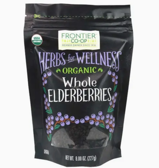 Frontier Co-op Elderberries, Certified Organic