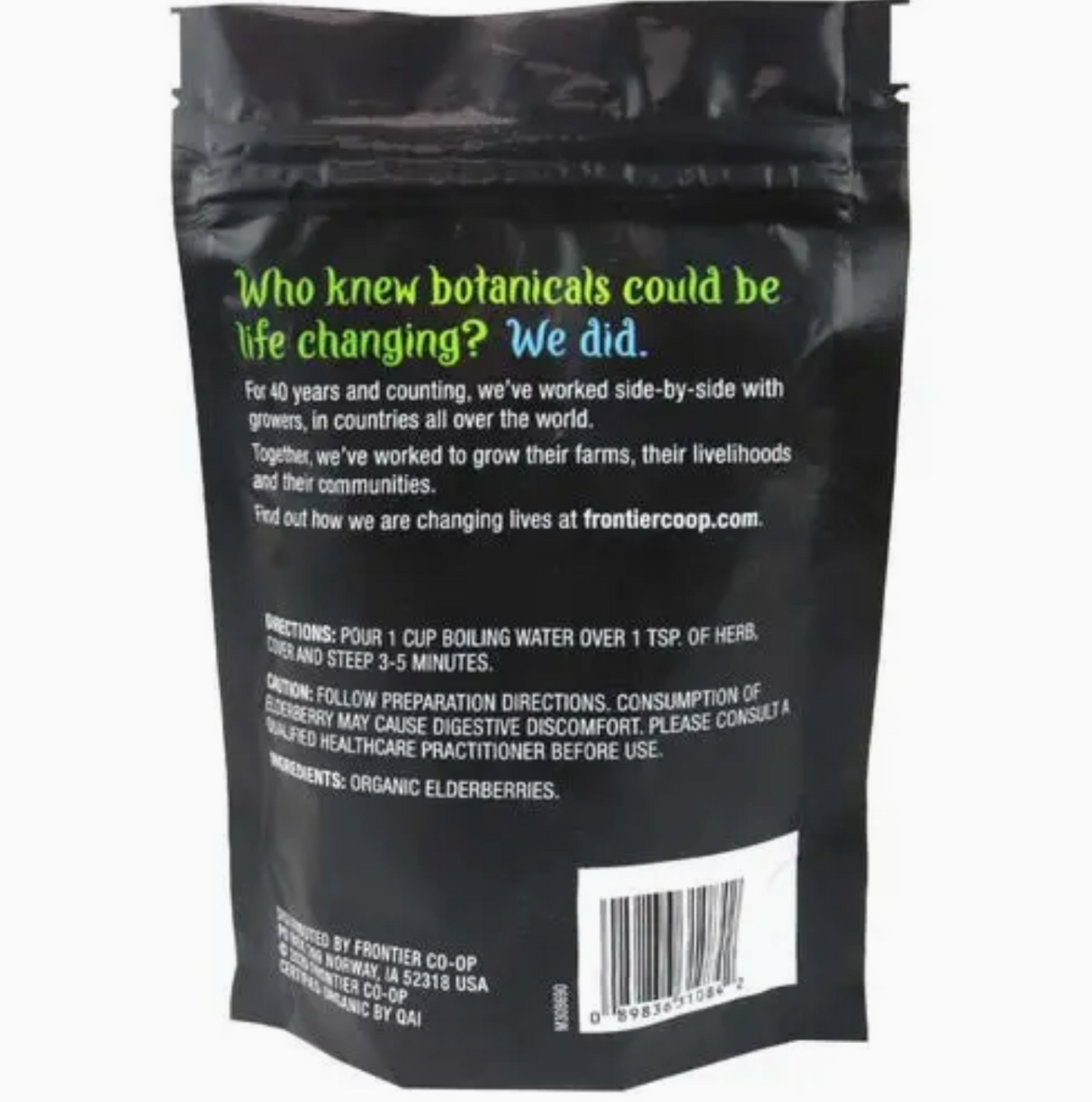 Frontier Co-op Elderberries, Certified Organic