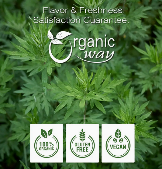 Organic Mugwort Herb Loose Leaf Cut & Sifted