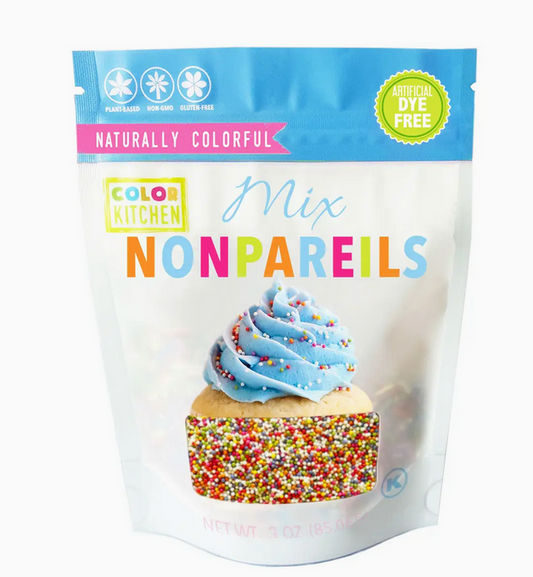 Natural Nonpareil Confetti Sprinkles