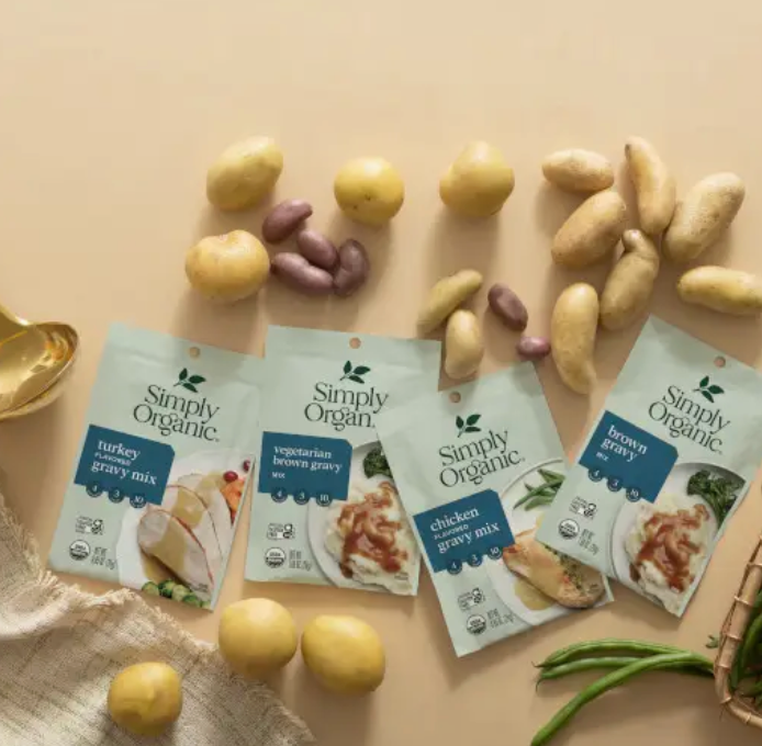 Simply Organic Vegetarian Brown Gravy Mix, Certified Organic