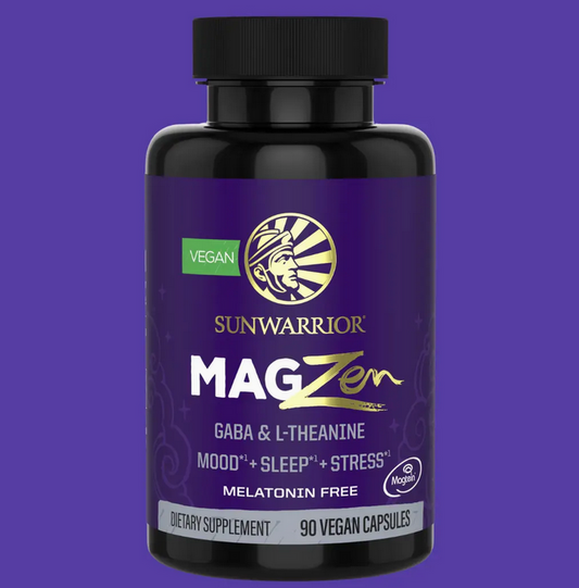 Sunwarrior Magzen Capsules - Magnesium, L-Theanine & Gaba