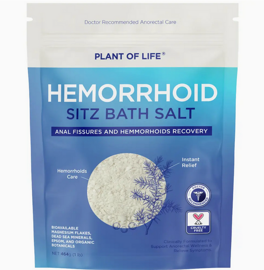 Hemorrhoid Relief Bath Soak | Healing Salt with Epsom Salt