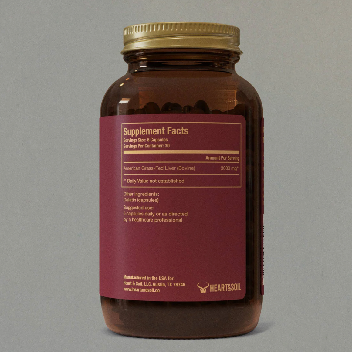 Pure American Liver  Deep Nutrition from the Heart of America - For Sale In Store Only
