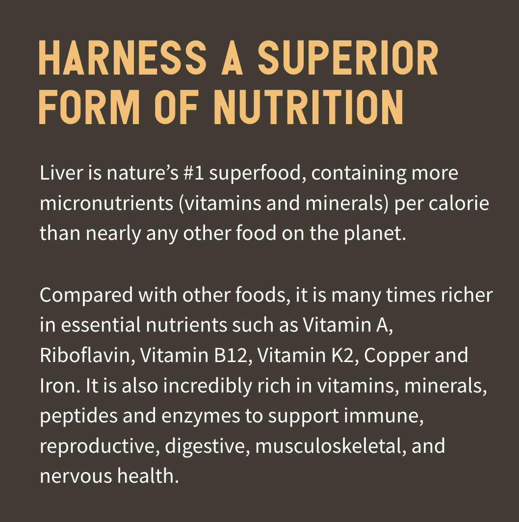 Pure American Liver  Deep Nutrition from the Heart of America - For Sale In Store Only