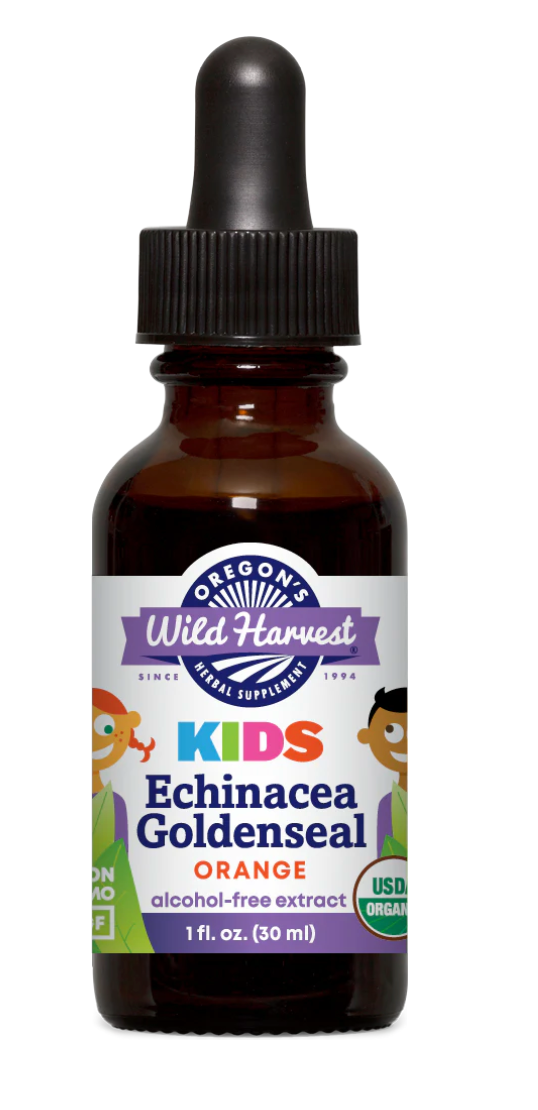 KIDS Echinacea Goldenseal, Organic, Alcohol-Free - Orange