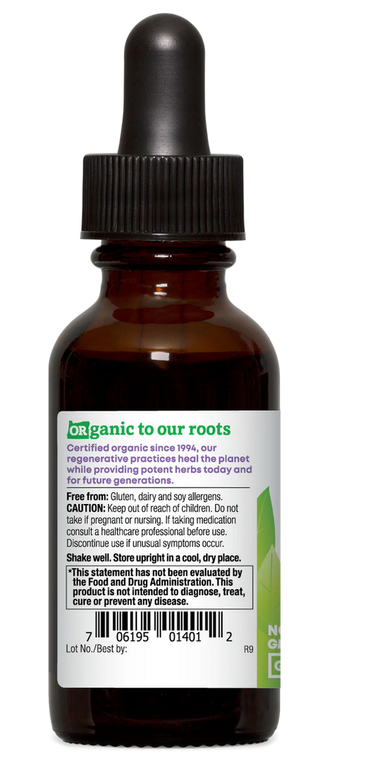 Black Elderberry Elixir, Organic Herbal Extract
