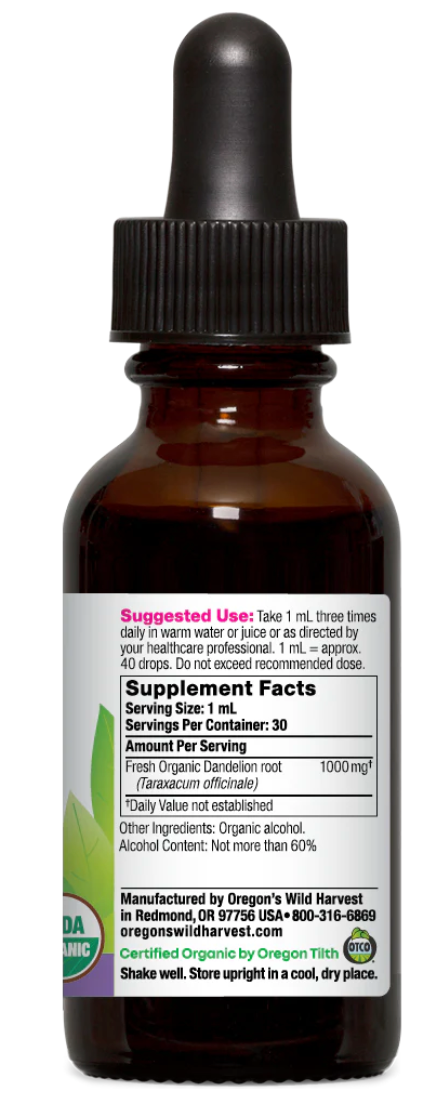 Dandelion Root, Organic Extract