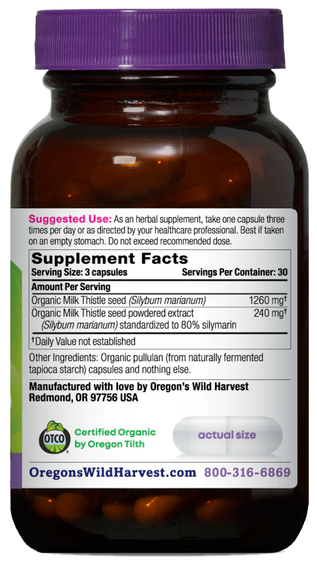 Milk Thistle Capsules