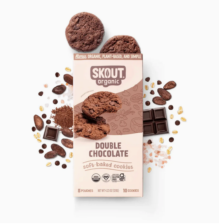 Skout Organic Double Chocolate Soft Baked Cookies