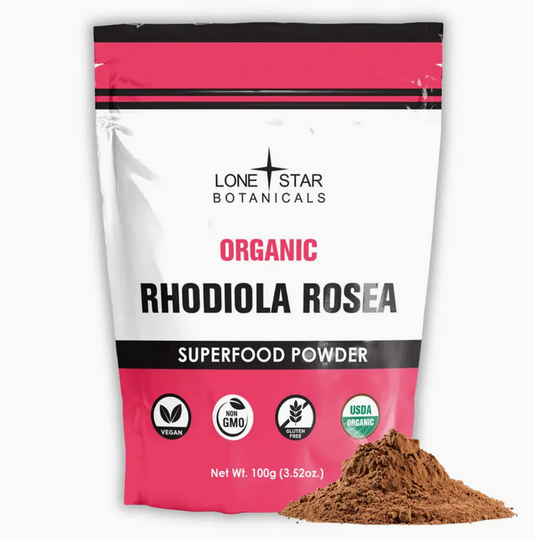 Organic Rhodiola Rosea Extract Powder -- 3.52 oz