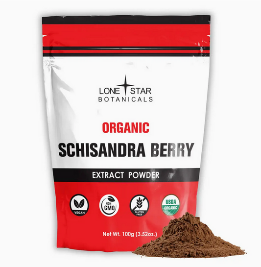 Organic Schisandra Berry Extract Powder -- 3.52 oz