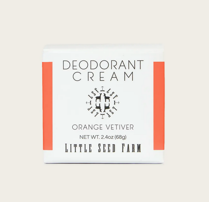 Orange Vetiver Deodorant Cream - Summer Seasonal