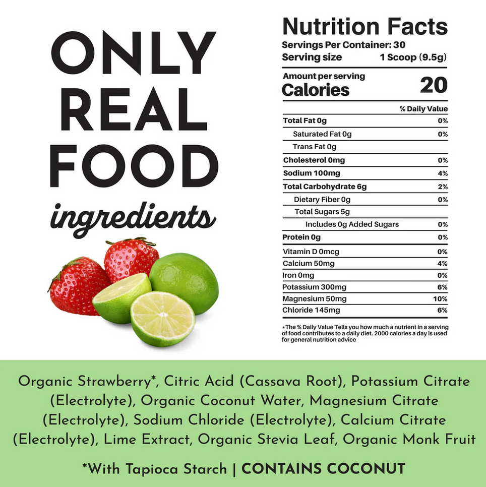 Electrolytes Strawberry Limeade
